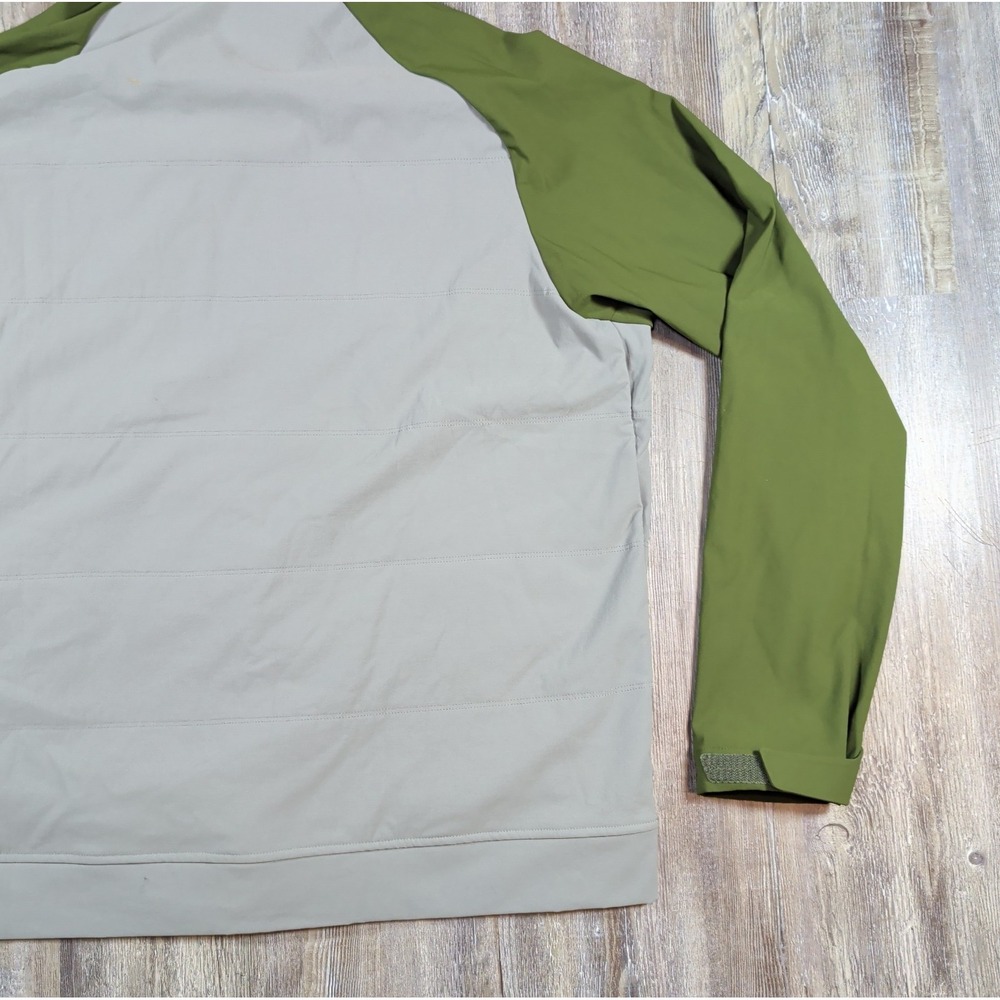 Patagonia Jacket Mens XL Snap Dry Hoody Insulated Full Zip Fishing Outdoor Green - Picture 14 of 16